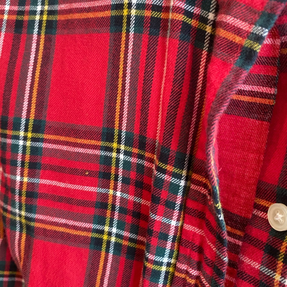Gap Red Flannel - image 4